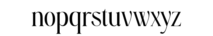 Aurelia Symphony Regular Font LOWERCASE