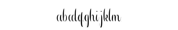 Aureliaregular Font LOWERCASE