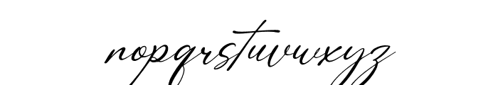 Aureliya Homnalej Italic Font LOWERCASE