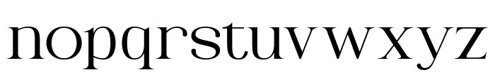 Aurelline Font LOWERCASE