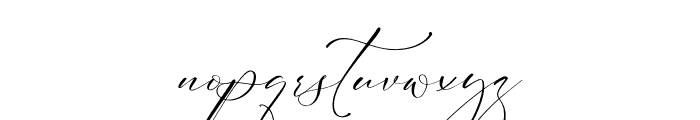 Aurelly Dattian Italic Font LOWERCASE