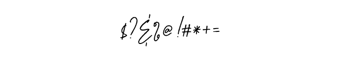 Aurelly Signature Font OTHER CHARS