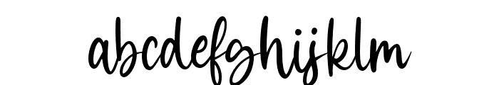 AurellyahLovelyScript-Regular Font LOWERCASE