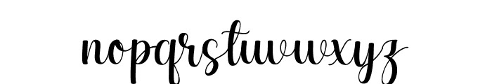 Aurelya Font LOWERCASE