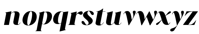 Aurestine Serif Black Italic Font LOWERCASE