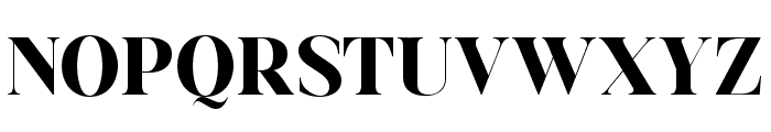Aurestine Serif Black Font UPPERCASE