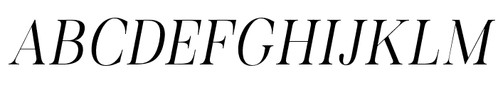 Aurestine Serif ExtLt Ita Font UPPERCASE