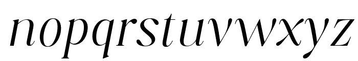 Aurestine Serif ExtLt Ita Font LOWERCASE