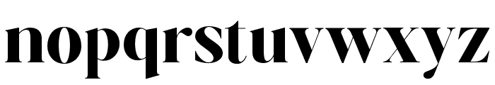 Aurestine Serif Extra Bold Font LOWERCASE
