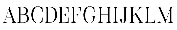 Aurestine Serif Extra Light Font UPPERCASE