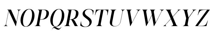Aurestine Serif Italic Font UPPERCASE