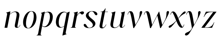 Aurestine Serif Light Italic Font LOWERCASE