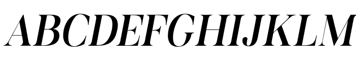 Aurestine Serif Medium Italic Font UPPERCASE