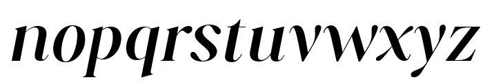 Aurestine Serif Medium Italic Font LOWERCASE