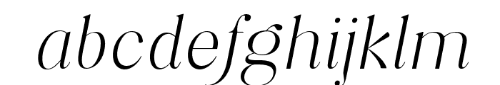 Aurestine Serif Thin Italic FONT