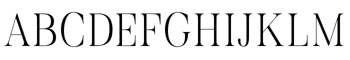 Aurestine Serif Thin Font UPPERCASE