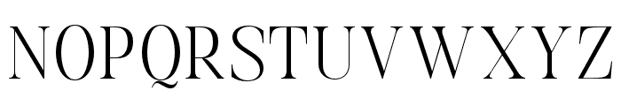 Aurestine Serif Thin Font UPPERCASE