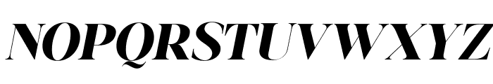 Aurestine Serif Variable Blk It Font UPPERCASE