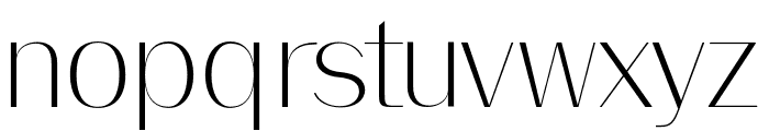 Aurilia Font LOWERCASE