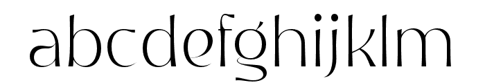 Auriviel Light Font LOWERCASE