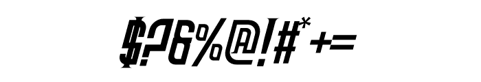 Aurix Italic Font OTHER CHARS