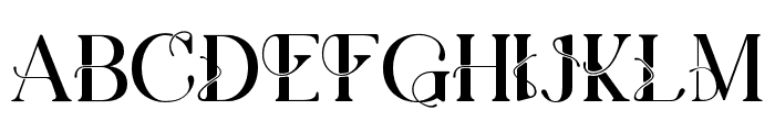 Aurora Decorative Typeface Regular Font UPPERCASE