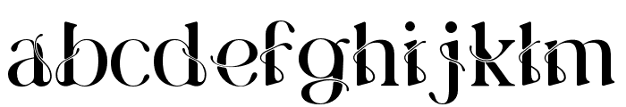 Aurora Decorative Typeface Regular Font LOWERCASE