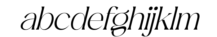 Aurora Magnollia Serif Italic Font LOWERCASE