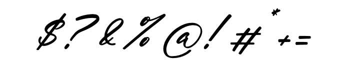 Aurttley Graffin Italic Font OTHER CHARS