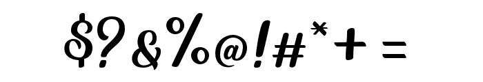 Austein-Script Font OTHER CHARS