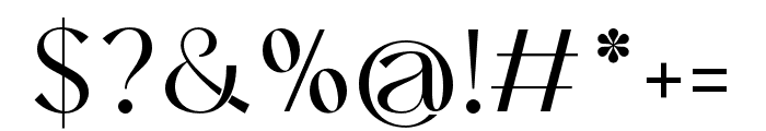 Austen Bold Font OTHER CHARS