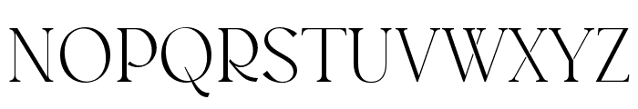 Austen Regular Font UPPERCASE