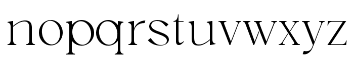 Austen Regular Font LOWERCASE
