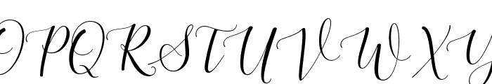 Austeria Script Font UPPERCASE