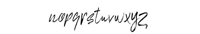 Austher Font LOWERCASE