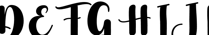 Austia Chilten Regular Font UPPERCASE