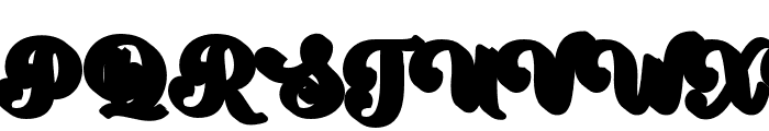 Austin Vintage Extrude Regular Font UPPERCASE