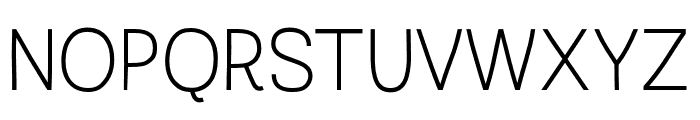 Austral Sans ExtraLight Font UPPERCASE