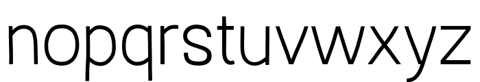 Austral Sans ExtraLight Font LOWERCASE