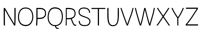 Austral Sans Thin Font UPPERCASE