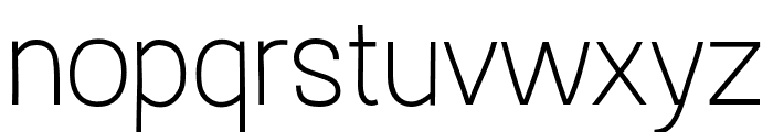 Austral Sans Thin Font LOWERCASE