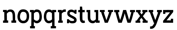 Austral Slab Medium Font LOWERCASE