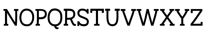 Austral Slab Regular Font UPPERCASE