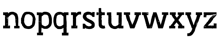 Austral Slab Rust Medium Font LOWERCASE