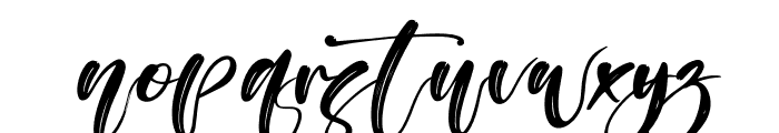 Australia Beauty Italic Font LOWERCASE