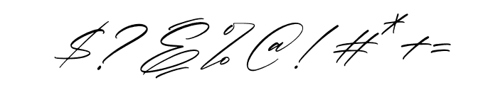 Australia Belmonte Italic Font OTHER CHARS