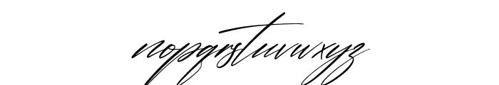 Australia Belmonte Italic Font LOWERCASE