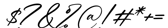 Australia Custom Italic Font OTHER CHARS