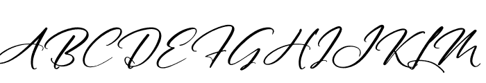 Australia Custom Italic Font UPPERCASE