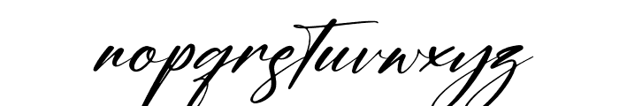 Australia Custom Italic Font LOWERCASE
